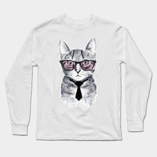 Panka's Smart Cat Long Sleeve T-Shirt